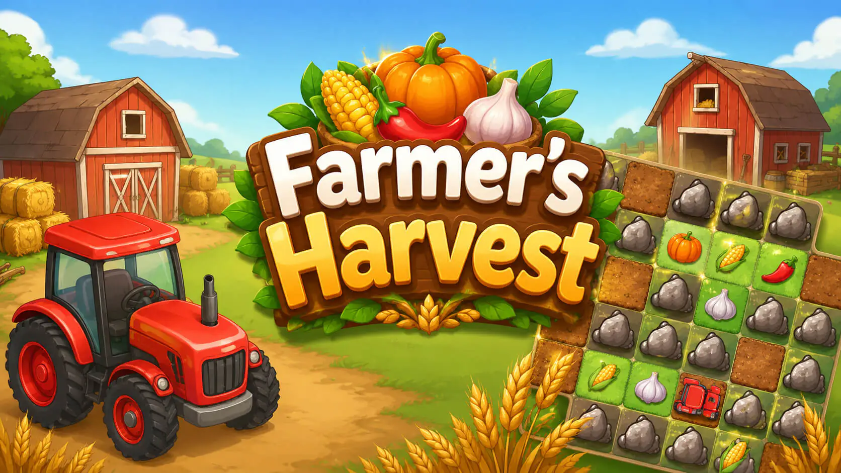 Farmer's Harvest | HTML5 Game | Construct 3
