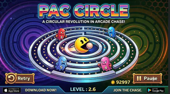 Pac Circle | HTML5 Construct Game