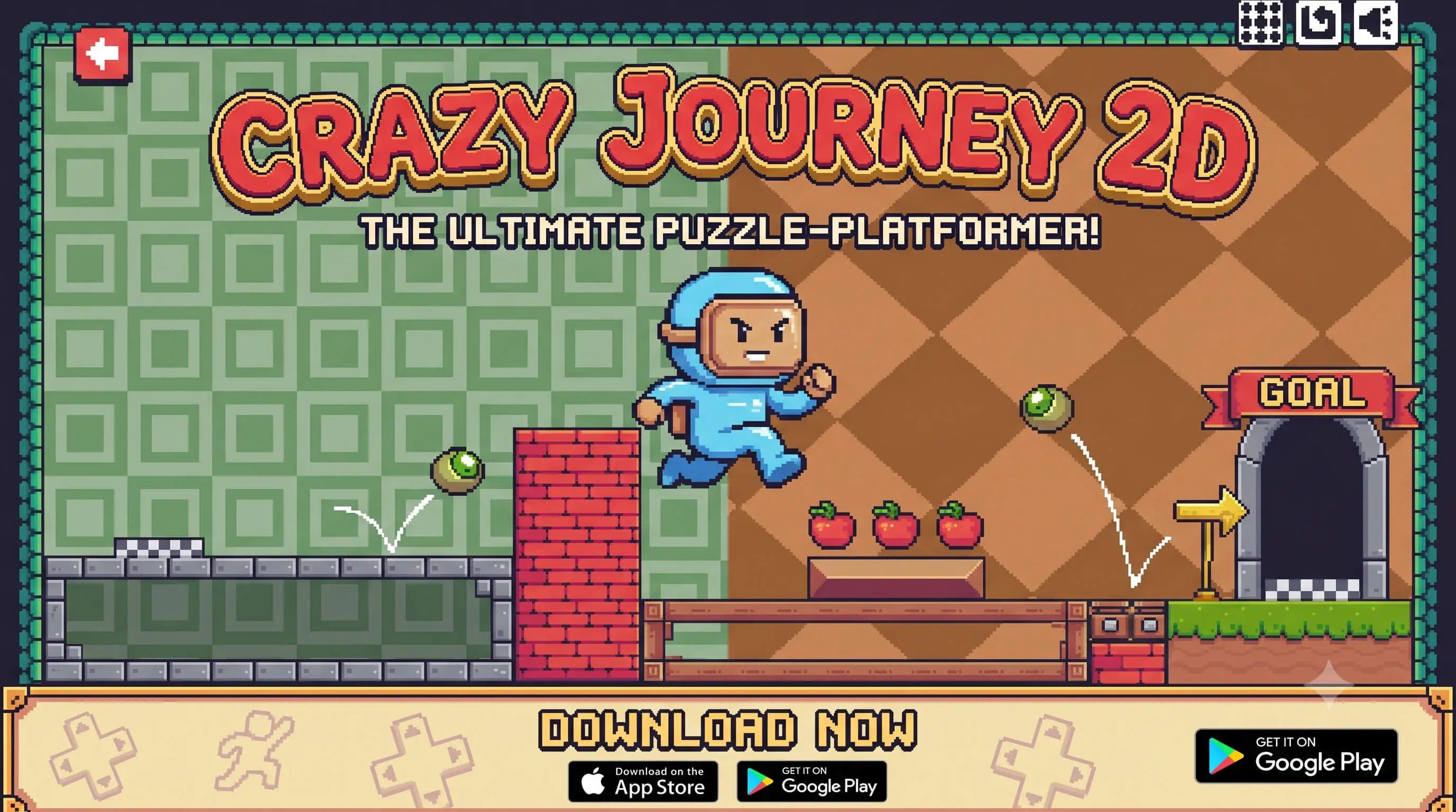 Crazy Journey 2D - HTML5 - Construct 3