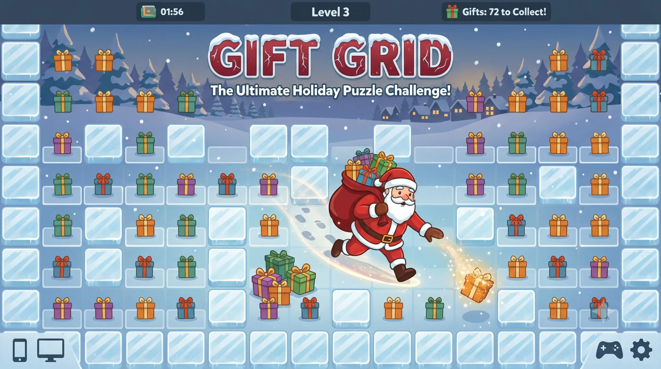 Pixel Santa Adventure - Construct Game