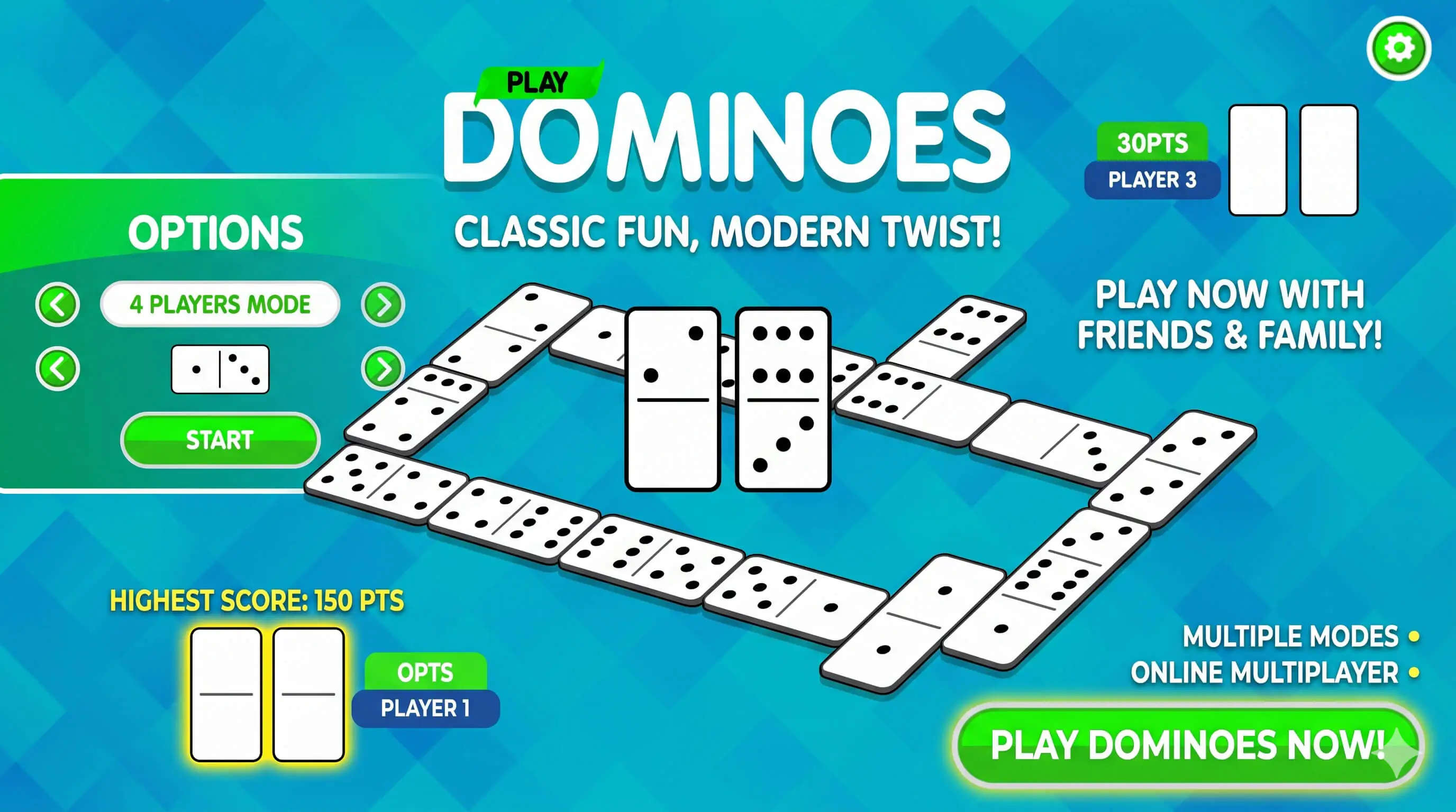 Play Dominoes - HTML5 Game
