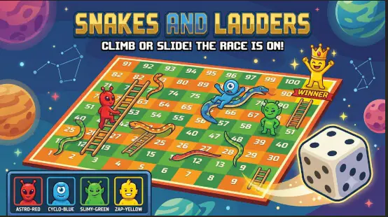 Snakes and Ladders - HTML5 Game