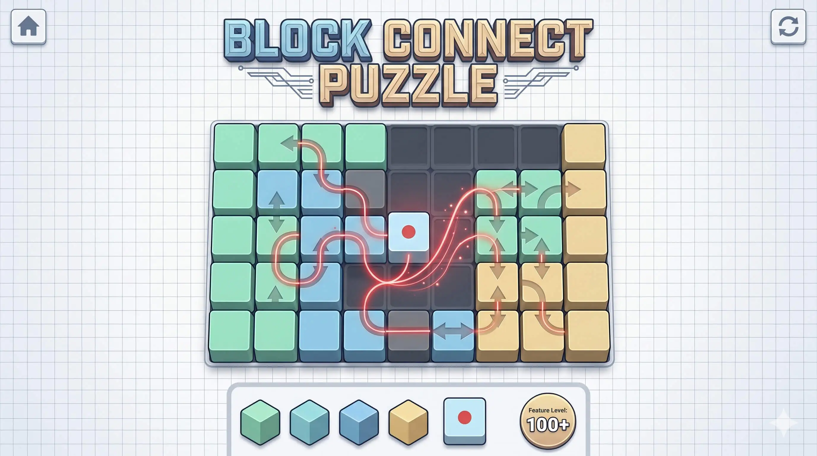 Block Connect Puzzle - HTML5 Game (Construct 3)