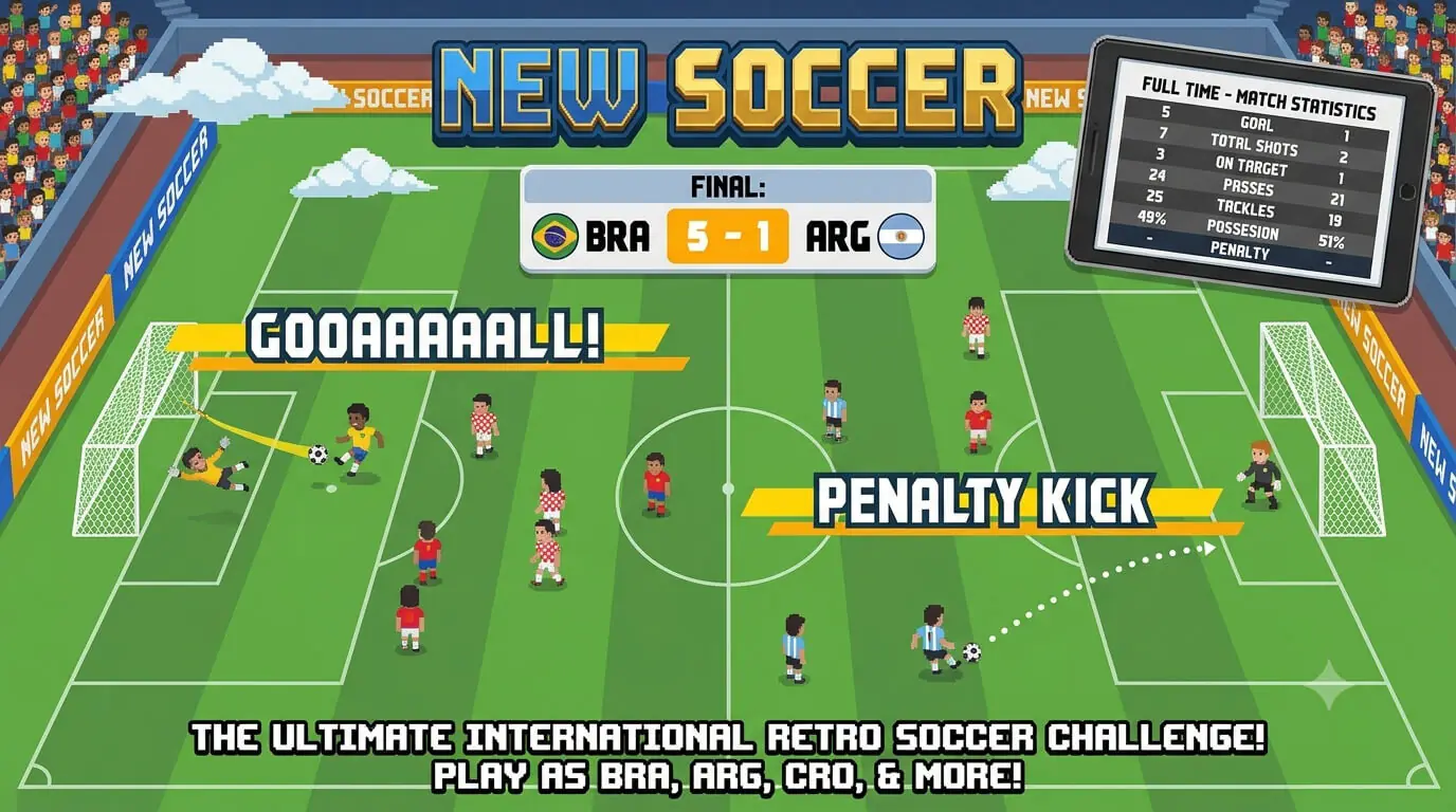 New Soccer - HTML5 Game