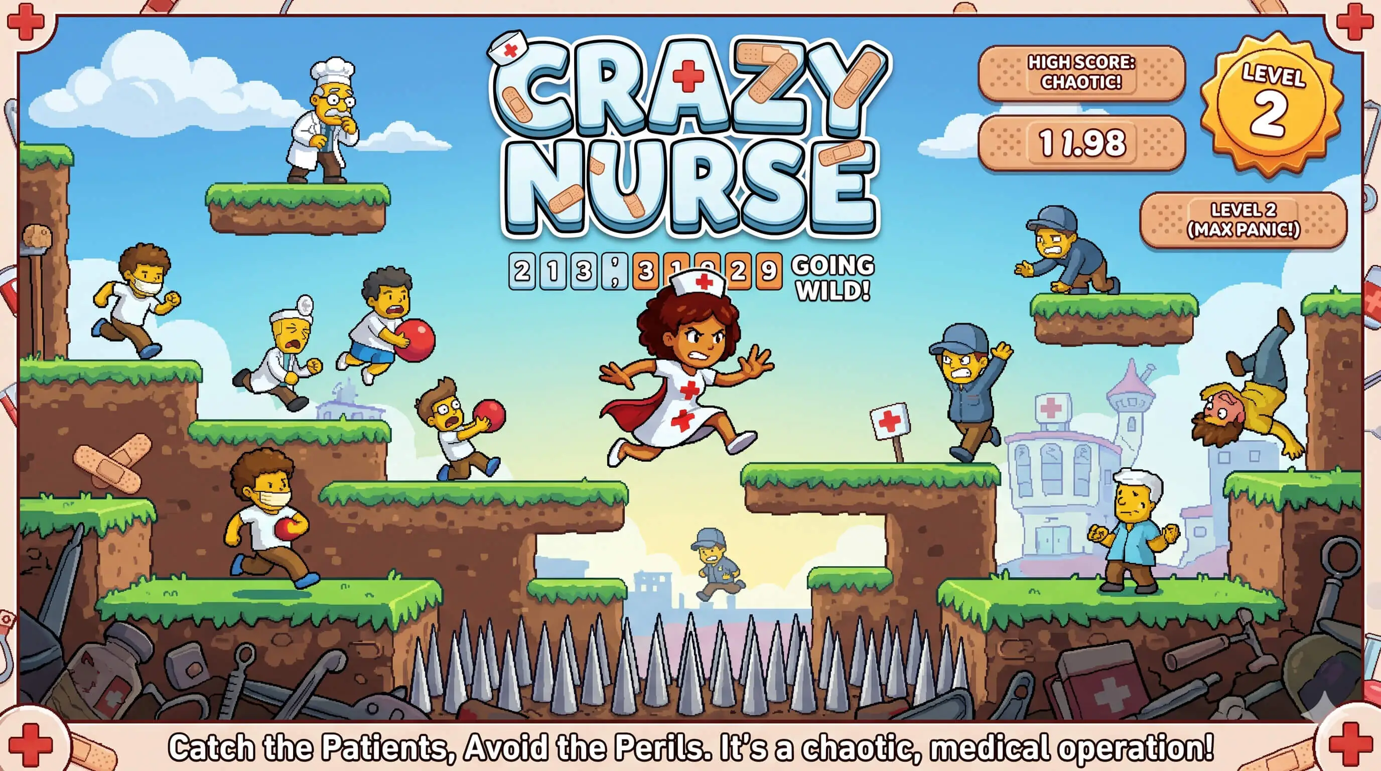 Crazy Nurse - Construct Game