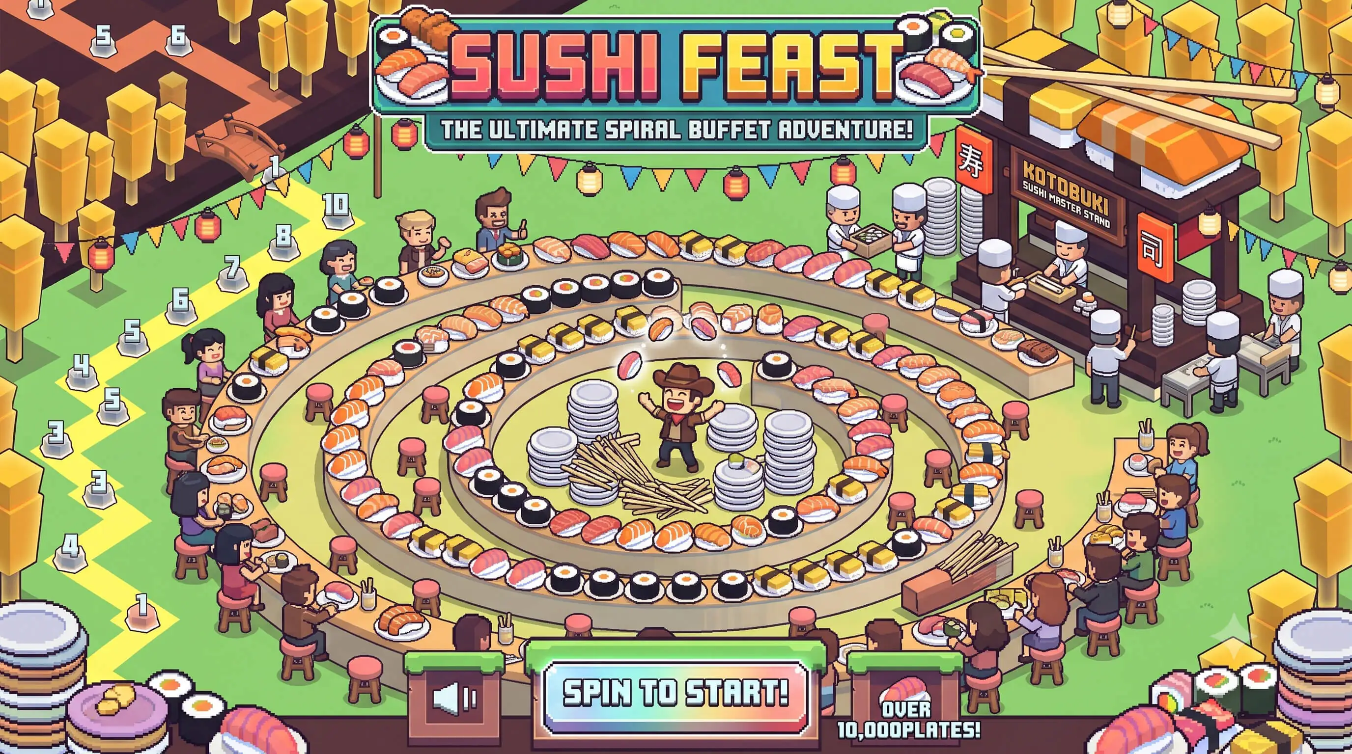 Sushi Feast - Construct 3 - HTML5 Game + Source Code