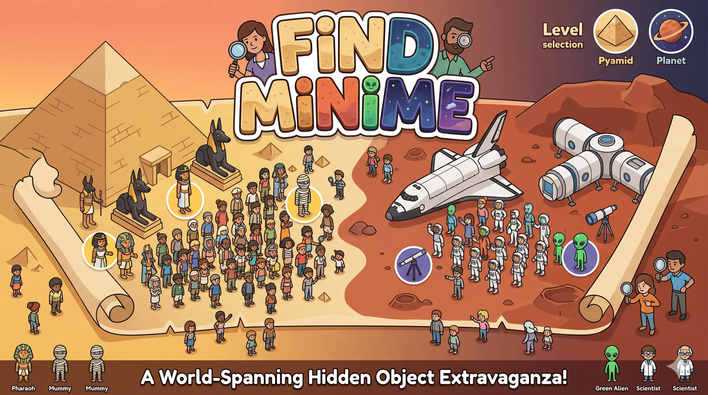 Find MiniMe - HTML5 Game