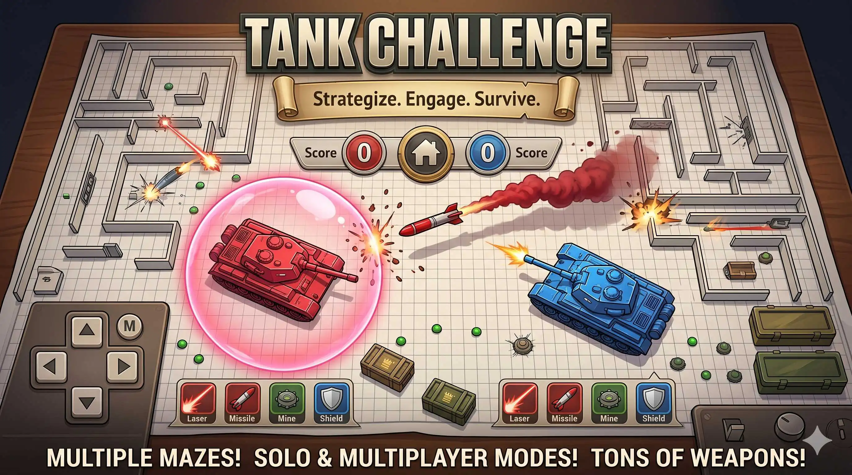 Tank Challenge | HTML5 Game
