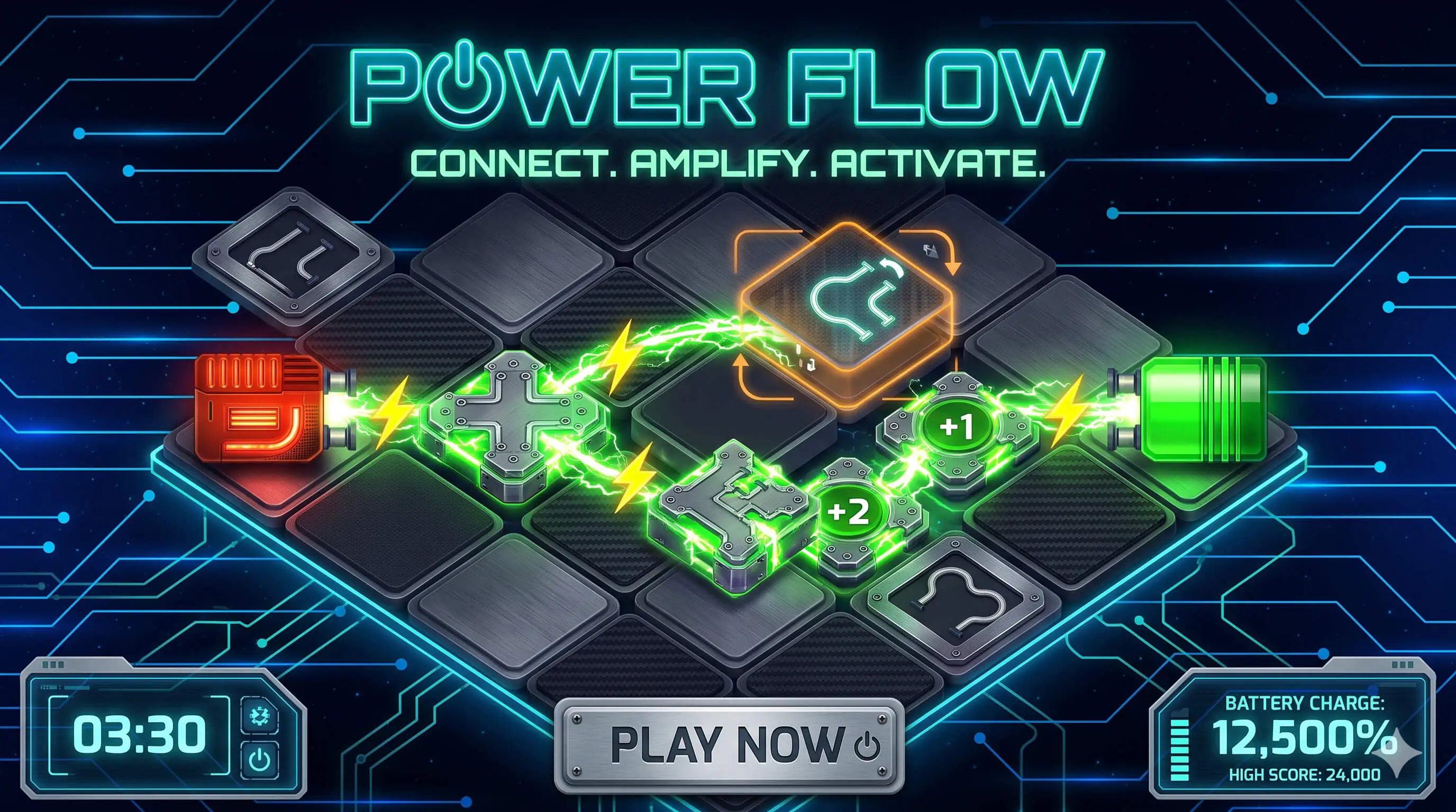 Power Flow - HTML5 Game