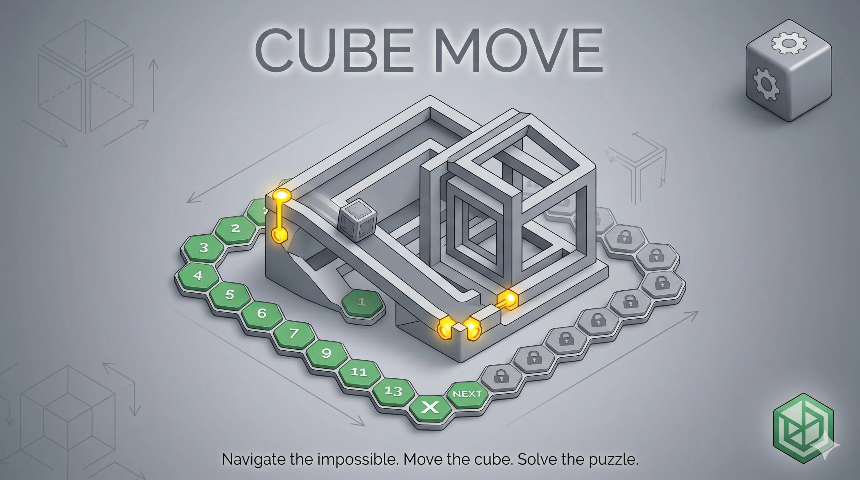 Cube Move - HTML5 Game