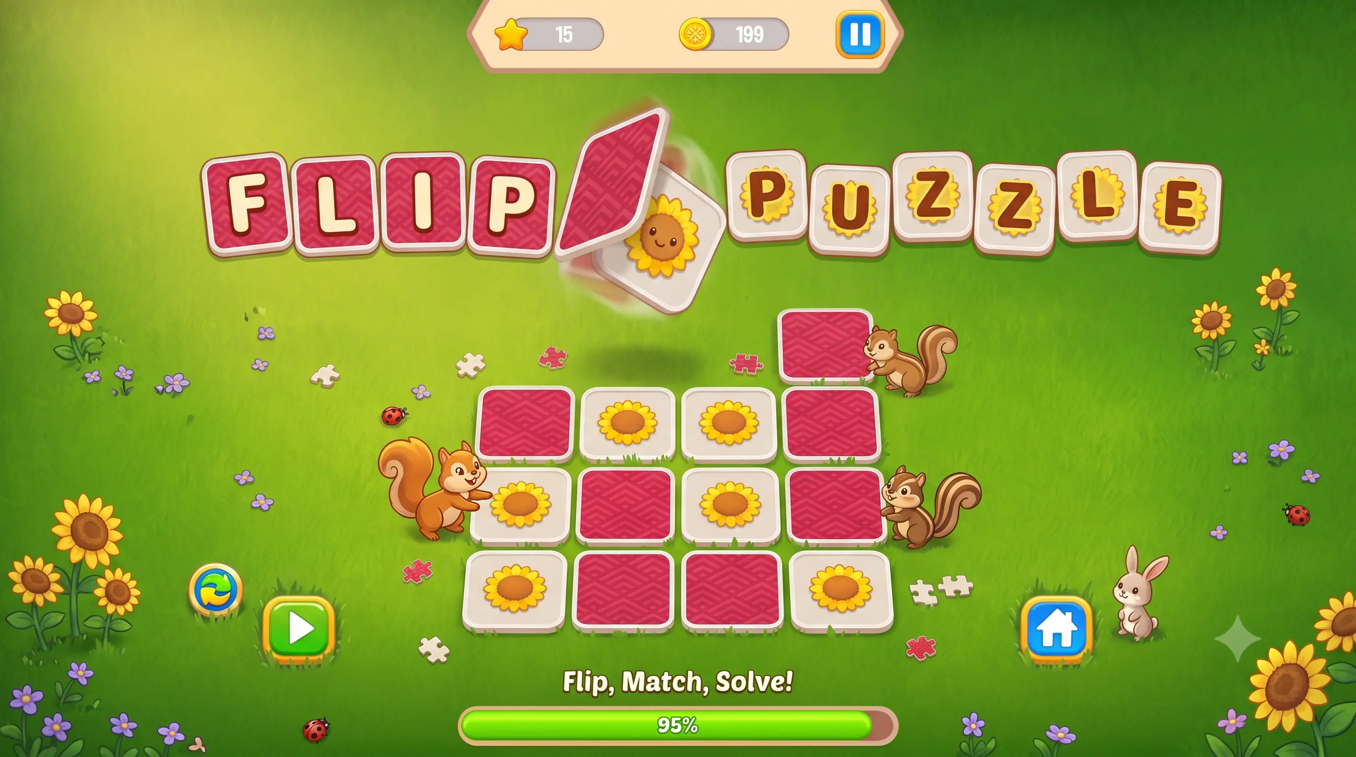 Flip Puzzle – Classic Memory Matching Game