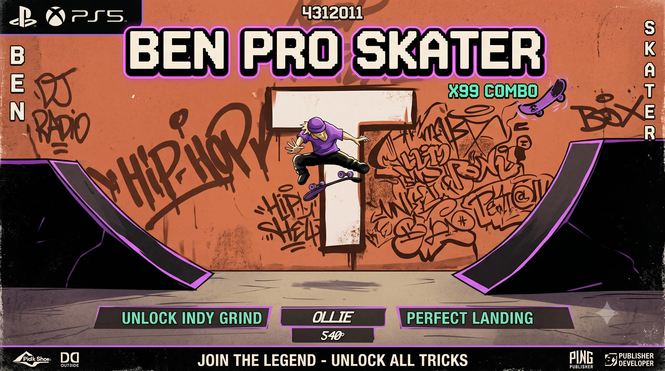 Ben Pro Skater - HTML5 Game Template