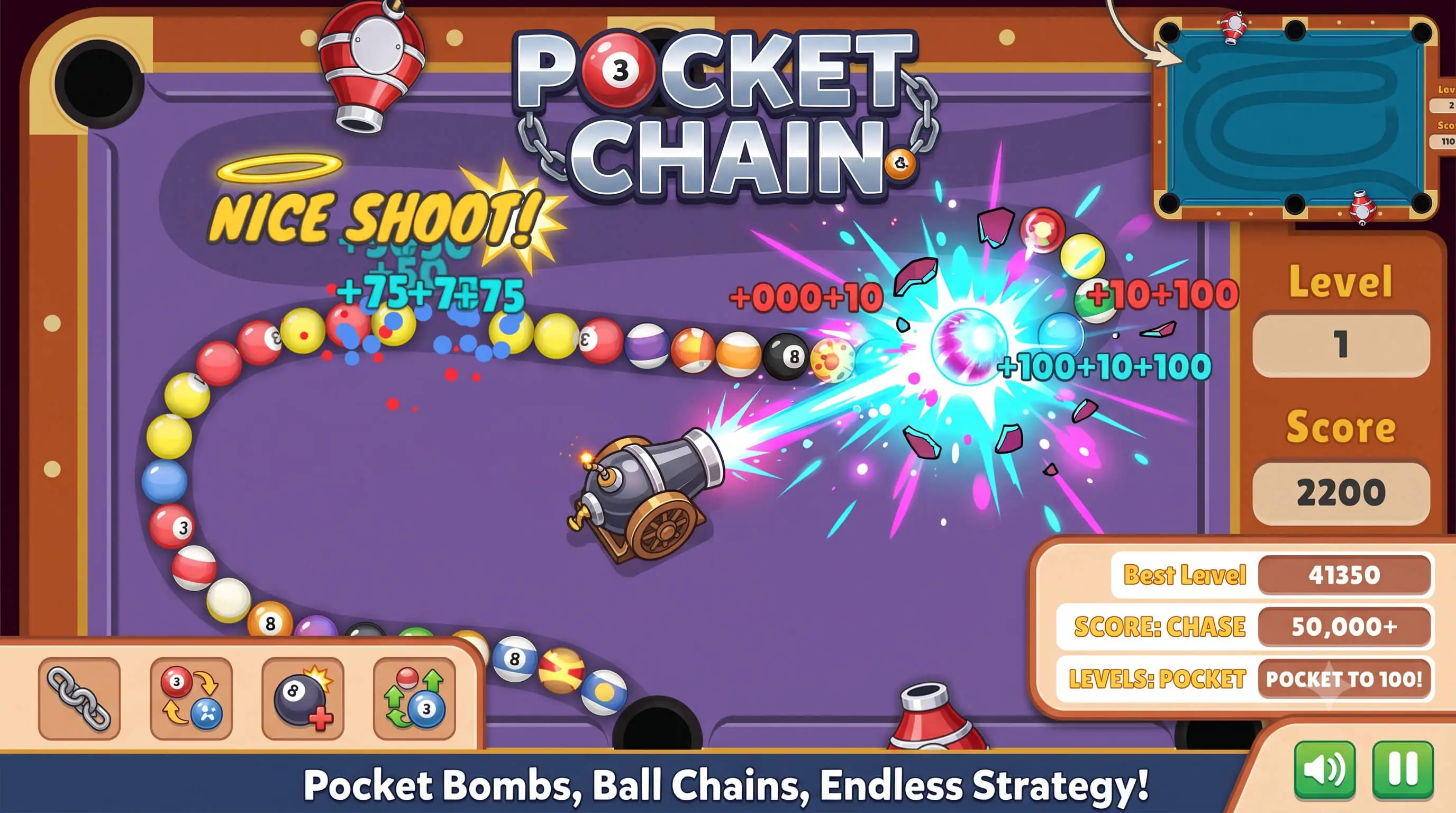 Pocket Chain - HTML5 Game
