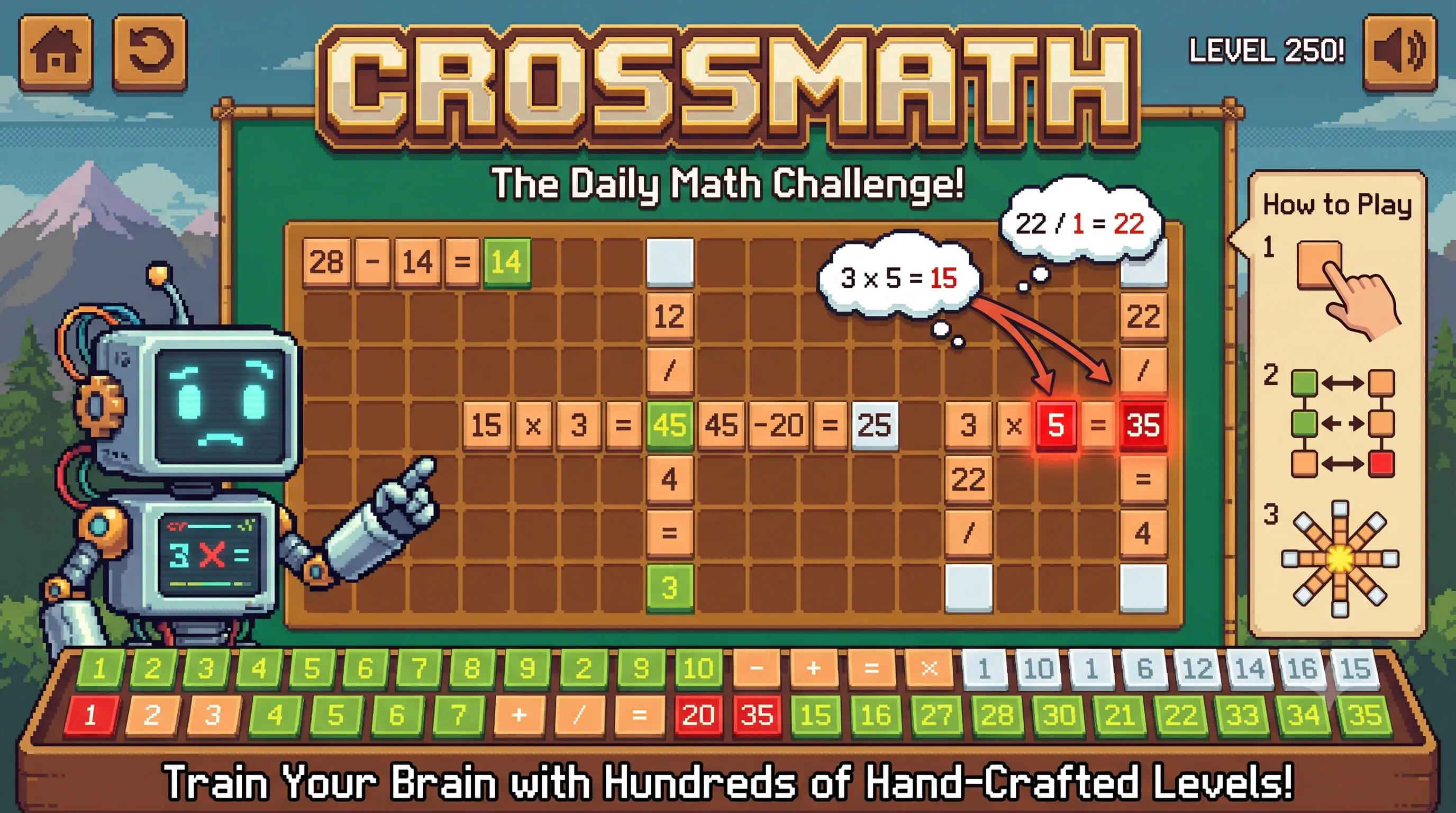 Crossmath - Phaser 3