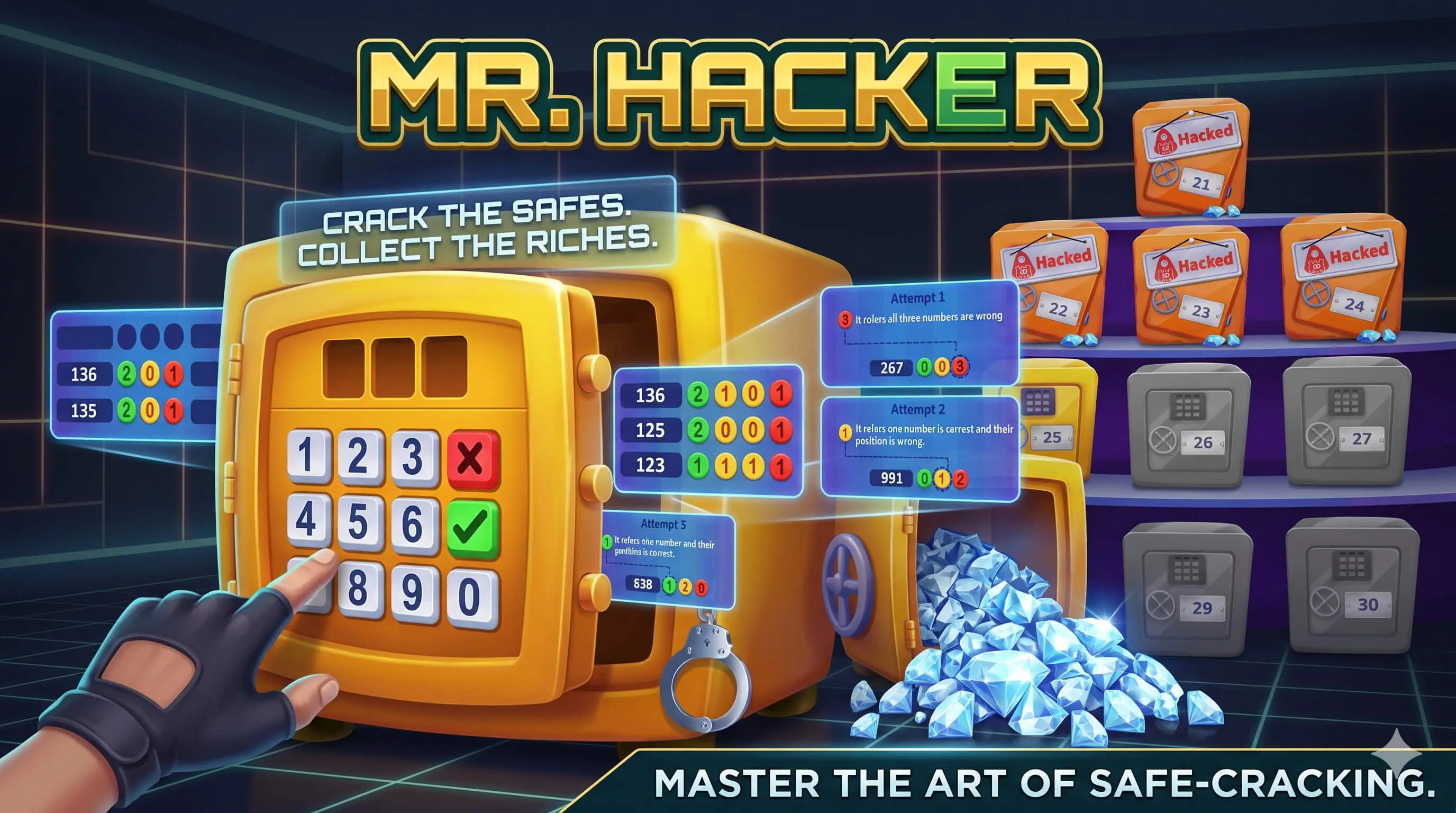 Mr. Hacker: The Museum Hunt [Phaser 3, HTML5]